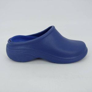 Hawkwell Pillowtop Flex‎ Womens Clogs Shoes Blue Slip On Round Toe 6